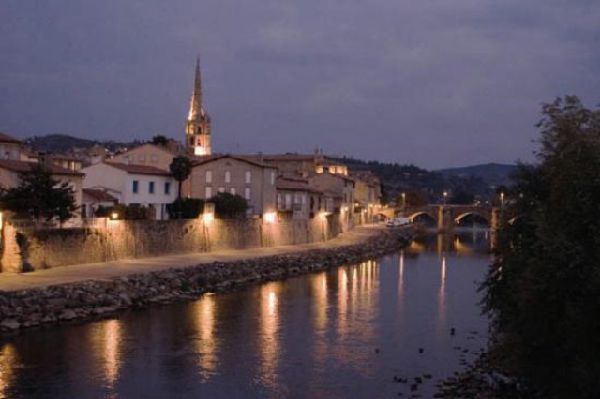 Limoux by night